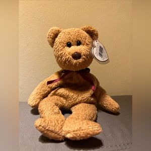 Curly Beanie Baby With MULTIPLE errors - RARE - MINT!!!!